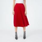 Club Monaco Color Gypsy Red Annina Pleated Skirt