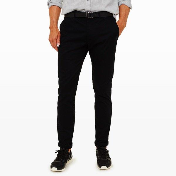 Club Monaco Black Connor Regular-weight Chino