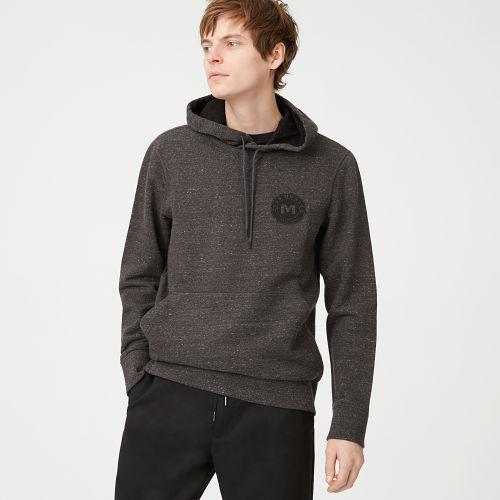 Club Monaco Color Grey Essential Logo Hoodie