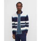 Club Monaco Slub Striped Bomber