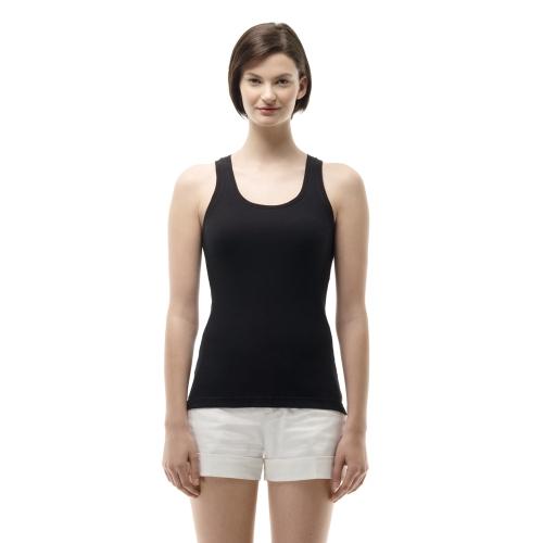Club Monaco Color Black Heather Tank In Size L