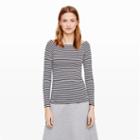Club Monaco Tallis Stripe Top In Size L