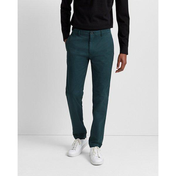 Club Monaco Green Connor Stretch Chino