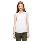 Club Monaco Color White Ceres Tank In Size L