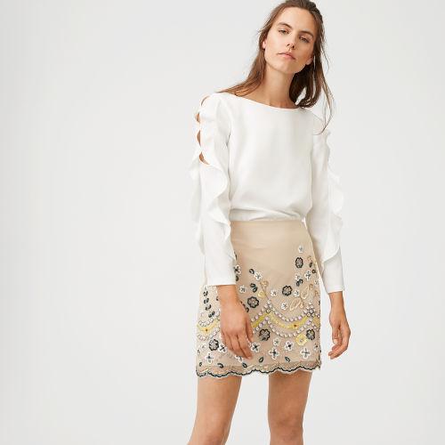 Club Monaco Monifa Embellished Skirt