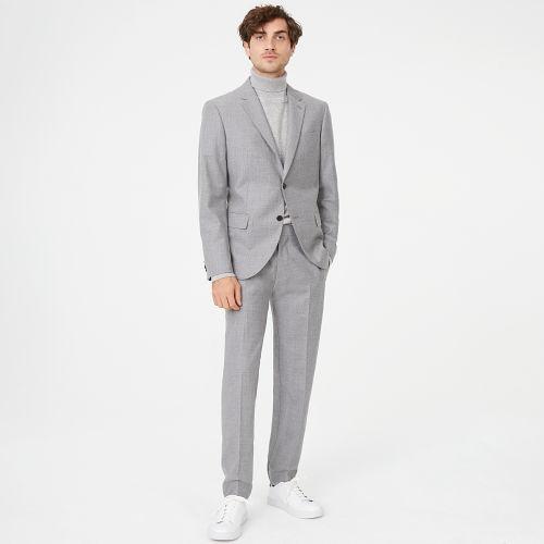 Club Monaco Color Grey Grant Wool Flannel Blazer