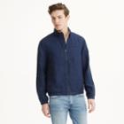 Club Monaco Color Rajastan Navy Herringbone Harrington Jacket