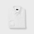 Club Monaco White/white Slim Seersucker Shirt