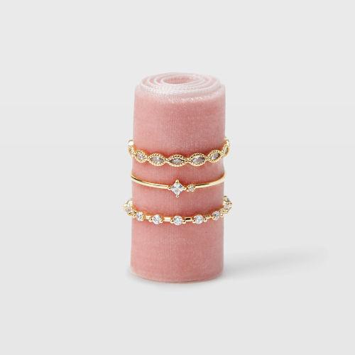 Club Monaco Color Gold Serefina Stacking Ring Set