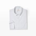 Club Monaco Color White Slim Diamond Dot Shirt