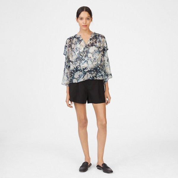 Club Monaco Blue Multi Palls Top