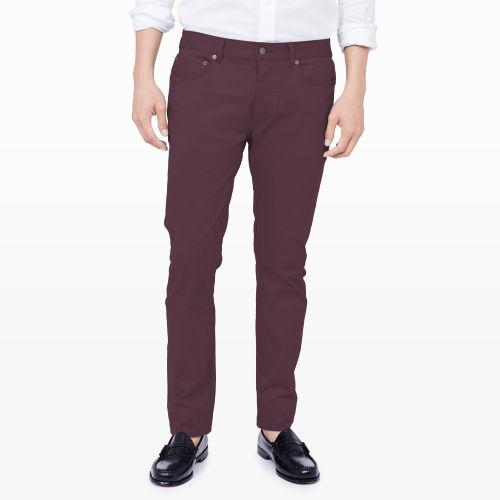 Club Monaco Color Purple Twill 5-pocket Pant In Size 30x32