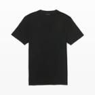 Club Monaco Color Black Supima Cotton V-neck Tee In Size Xl