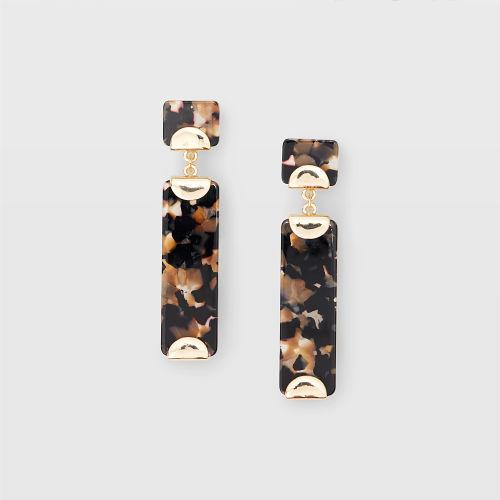 Club Monaco Color Brown Mixed Bar Earring