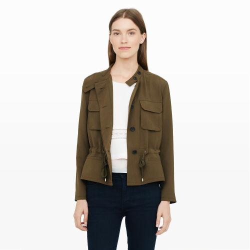 Club Monaco Color Green Claudile Jacket In Size Xs
