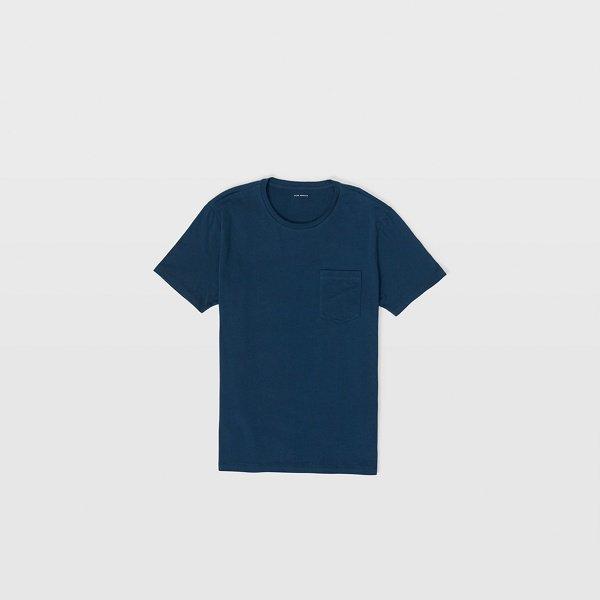 Club Monaco Med Blue Williams Garment-dyed Crew