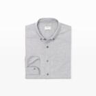 Club Monaco Color Grey Slim Flannel Shirt