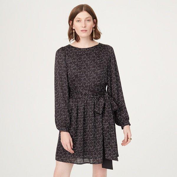 Club Monaco Black Multi Turple Dress