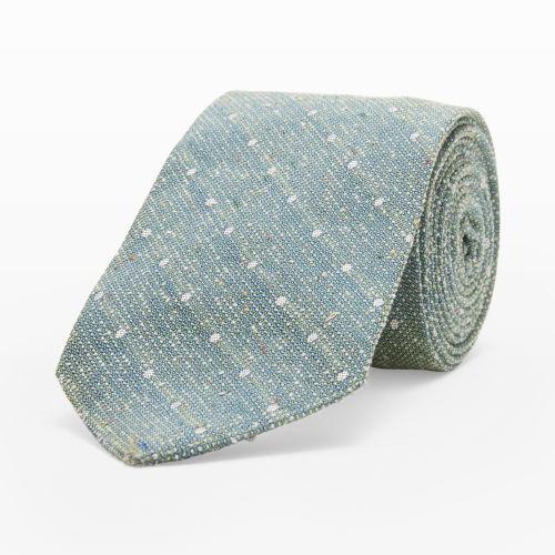 Club Monaco Color Green Iridescent Tie In Size One Size