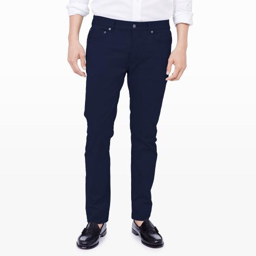 Club Monaco Color Blue Twill 5-pocket Pant In Size 30x32