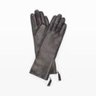 Club Monaco Color Black Rylie Side-zip Glove In Size S