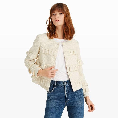 Club Monaco Color White Carllye Jacket