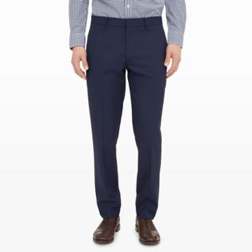 Club Monaco Color Blue Grant Travel Suit Trouser