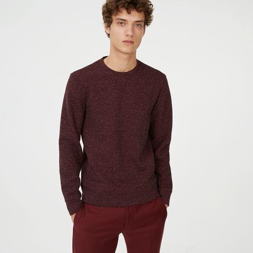 Club Monaco Color Purple Donegal Sweatshirt