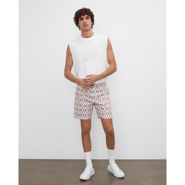 Club Monaco Baxter Ikat Stripe 7 Shorts