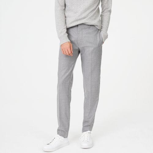 Club Monaco Color Grey Grant Wool Flannel Trouser