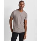 Club Monaco Fossil Beige Williams Garment-dyed Crew