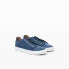 Club Monaco Color Blue Wings + Horns Suede Low-top