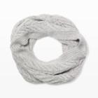 Club Monaco Color Grey Cashmere Snood In Size One Size