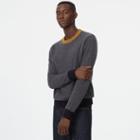 Club Monaco Color Grey Cashmere Blocked Crew