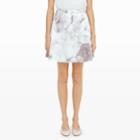 Club Monaco Color White Pagille Floral Skirt