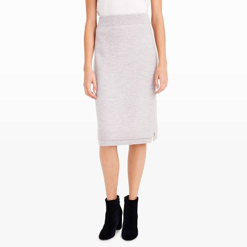 Club Monaco Color Grey Nireen Sweater Skirt
