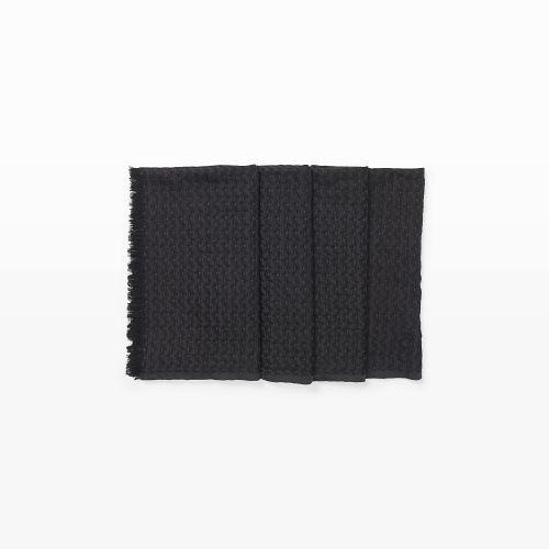 Club Monaco Color Black Tonal Weave Scarf