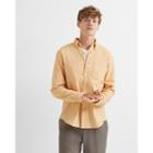 Club Monaco Long Sleeve Textured Button-down Shirt