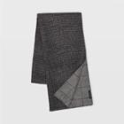 Ib Color Grey Reversible Houndstooth Scarf