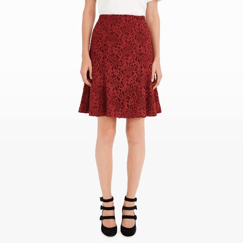 Club Monaco Color Deep Rose Synnove Skirt