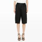 Club Monaco Color Black Heloise Leather Short