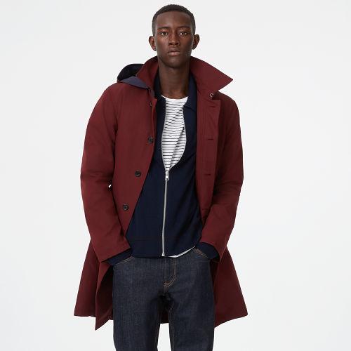 Club Monaco Color Purple Mac Coat