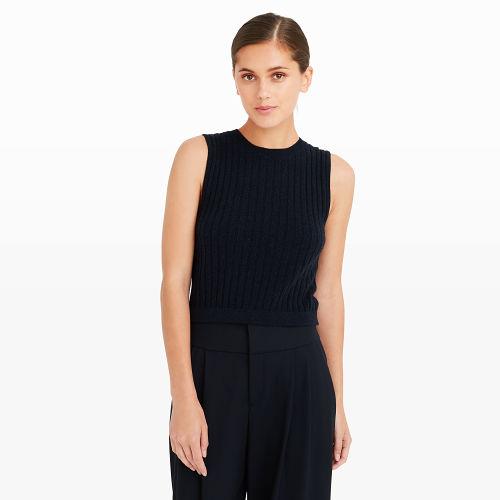 Club Monaco Color Bright Navy Yanessa Sweater Tank
