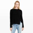 Club Monaco Color Black Abilla Asymmetrical Sweater