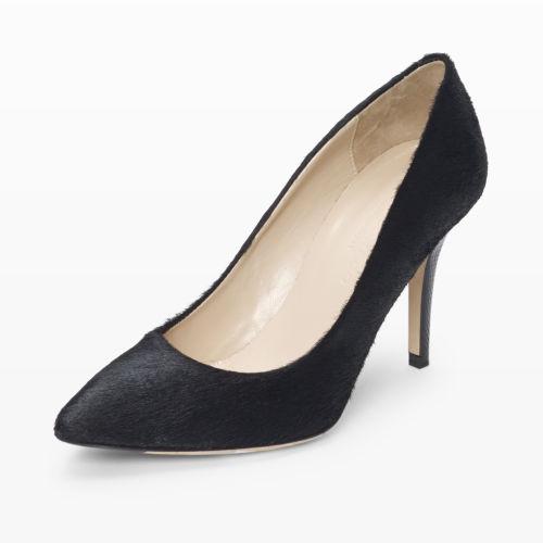 Club Monaco Color Black April Calf Hair Pump In Size 37
