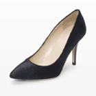 Club Monaco Color Black April Calf Hair Pump In Size 37