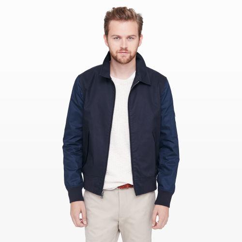 Club Monaco Color Black Flight Jacket