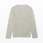 Club Monaco Color White Long-sleeve Space-dye Henley In Size Xs