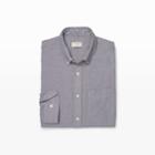 Club Monaco Color Grey Slim Crinkle Shirt