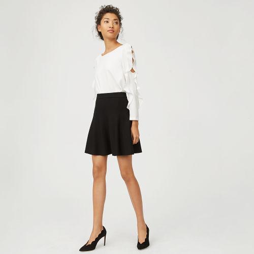 Club Monaco Color Black Catira Sweater Skirt